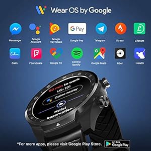 Ticwatch Pro 2020 Smartwatch RAM da 1 GB, Display a Strati per una Lunga Durata della Batteria, NFC, Frequenza cardiaca… - immagine 5