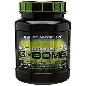 Scitec Nutrition G-Bomb Multi-Component Glutamine Matrix Powder – 500g, Orange Juice