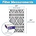 Filtrete 20x25x4(SlimFit), AC Furnace Air Filter, MPR 1550 DP, Healthy Living Ultra Allergen Deep Pleat, 2-Pack, Fits Lennox & Honeywell Devices (exact dimensions 19.5 x 24.5 x 3.75)