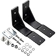 Rhino-Rack Sunseeker Angled Down Awning Brackets for Flush Vortex Bars, Powder Coated Stainless Steel, Black (32127)