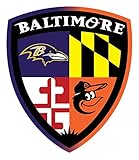 BALTIMORE ORIOLES RAVENS Fan Sport Logo 4