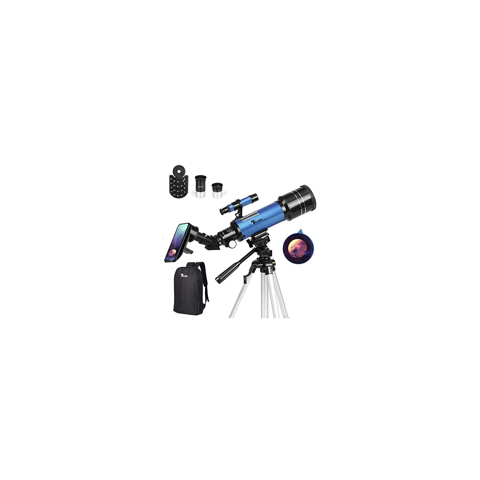 TELMU f40070m Refracting Telescope Review • Techapa