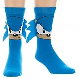 Sonic The Hedgehog Crew Socks With Quills