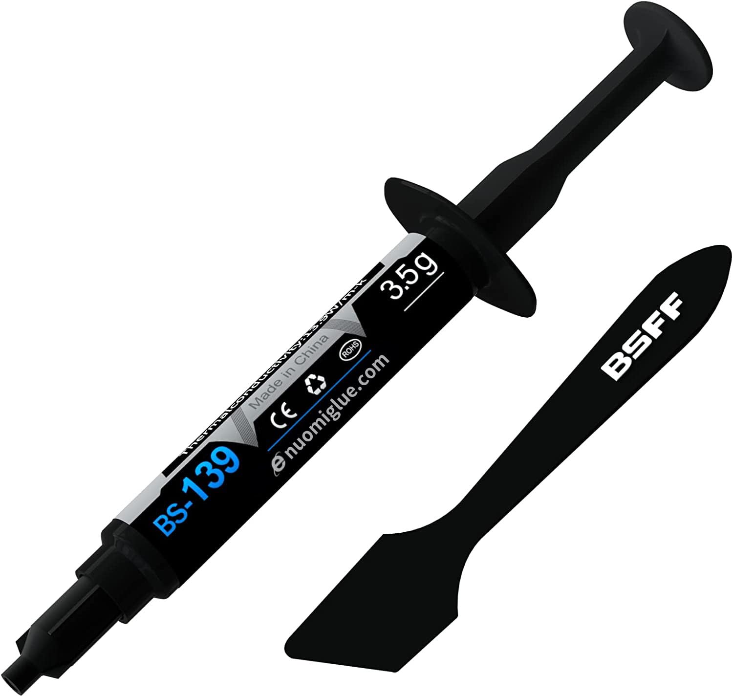 BSFF Thermal Paste, 3.5g with Toolkit CPU Paste Thermal Compound Paste Heatsink for IC/Processor/CPU/All Coolers, Carbon Based High Performance — image 1