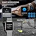 QiyuanLS Fitness Tracker Smart Watch, IP67 Waterproof Activity Tracker with Heart Rate Monitor, Smart Bracelet Step Calories Counter Pedometer Watch for Men Woman