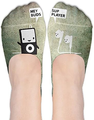 HEY BUDS SUPPLAYER Casual Low Cut Liner Socks Thin Loafers Invisible Non Slip Boat Liner Socks