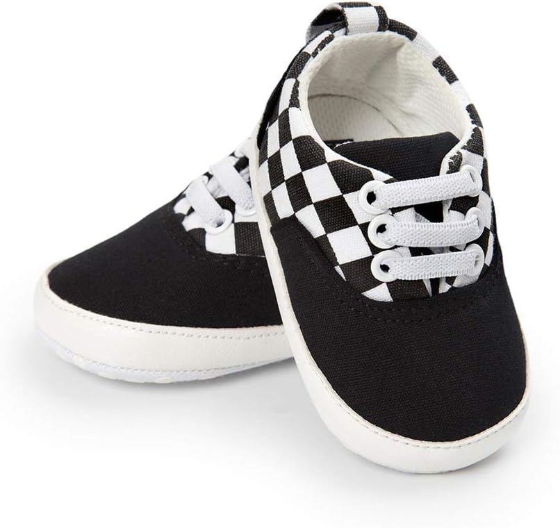 Baby First Walking Canvas Shoes Newborn Infant Boy & Gril Soft Anti-Slip Cute Sneaker Sole Keep Warm Crib