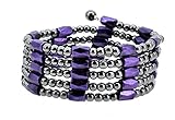 Magnetic Simulated Hematite Beaded Necklace, Wrap Bracelet, Anklet