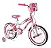 Kent Starshine Bike, 16-Inch, White/Pink, Small