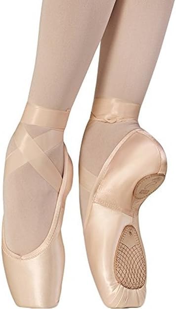 bloch pink leather ballet shoes