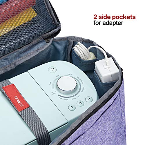 HOMEST Lightweight Carrying Case Compatible with Cricut Explore Air 2, Cricut Maker, Purple (Patent Design)