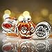 Authentic BELLA FASCINI Halloween Jackie O Lantern Pumpkin Bead Charm - 925 Silver - Fits Bracelets
