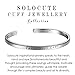 Solocute Mothers Day Cuff Bangle Bracelet Engraved Faith Hope Love Inspirational Jewelry, for Christmas Day, Anniversary Day, Thanksgiving Day and Birthday