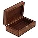 Shalinindia Wooden Trinket Jewelry Box, Sleek and Simple Gift for Women, 4 X 2.5 X 1.5 Inches