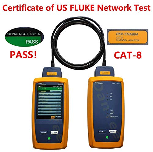 CAT8 Ethernet Cable DanYee 40Gbps 2000Mhz High Speed Gigabit SSTP LAN Network Internet Cables with RJ45 Gold Plated Connector for Use of Smart Office Smart Home System iOT Gaming Movie (50FT)