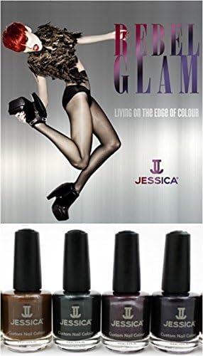 Jessica Nail Polish Rebel Glam Collection 4 pc Set .5oz