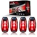 LED Safety Light (4 Pack) - Clip On Running Lights for Runner, Kids, Joggers, Bike, Dogs, Walking The Best Accessories for Your Reflective Gear, Nighttime, Bicycle Cycling