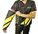 DT Scratch Jacket with Attachable Long Sleeve, Black/Yellow, XX-Large (Size: 46-Inch)