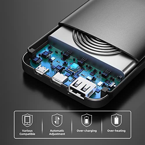 9000mAh Battery Case For IPhone 15 Pro Max - Slim Portable Charging Case Power Bank