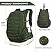 Mardingtop 35L Tactical Backpacks Molle Hiking daypacks for Motorcycle Camping Hiking Military Traveling M6227-Army Green