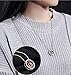 Global Jewelry King Queen Crown Couple Pendant Necklace Matching Set Love Valentine, Packed with a Gift Box