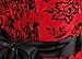Red 40s 50s Halter Flock Black Tattoo Rockabilly Party Prom Dress