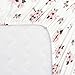TILLYOU Fitted Crib Sheets - 100% Cotton Fitted Sheets for Standard Crib Mattress, Toddler Bed Mattress Fitted Sheets 2 Pack, Machine Washable, 28”x52”, Pink&Floral Flowers