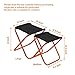 Gonex Folding Camping Stool, Lightweight & Portable Sturdy Chair for Picnic Camping Hiking Backpacking, Compact Traveling Foot Stool, Medium Orangethumb 4