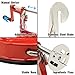 PENSON & CO. Manual Red Stainless Steel Twisted Potato Apple Slicer Spiral French Fry Vegetable Cutter