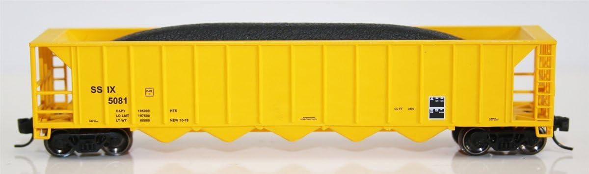 Fox Valley Models N Ortner 5-Bay Rapid Discharge Hopper, SSIX (Itel Corp)