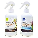 The Drunken Gnome Tillandsia Air Plant Food and Fertilizer for Enhanced Growth, Color and Blooms (8 oz Plus Mister)
