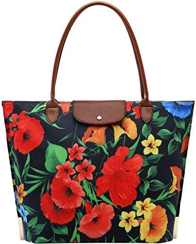 Laptop Bag,Multifunction 15 Inch Laptop Case Shoulder Handbag (D-15inch-Black Morning Glory)