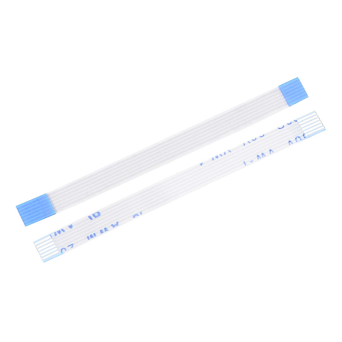 sourcing map 45mm x 0.5mm 6 Pin FPC/FFC Flat Ribbon Cable Connector 10Pcs