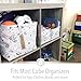 Barton + Lane 3pc. Set Baby Storage Baskets for Toys, Clothes - Large and Small Nursery Organizer Bins for Boy/Girl's Room – Foldable Canvas Toy Storage Basket with Handles (Space Explorer)