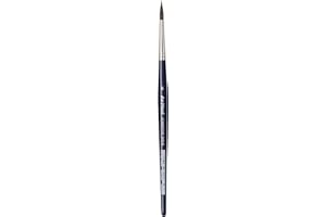 DA VINCI BRUSHES da Vinci Watercolor Series 5530 CosmoTop Mix B Paint Brush, Round Synthetic/Natural Mix, Size 6 (5530-06)