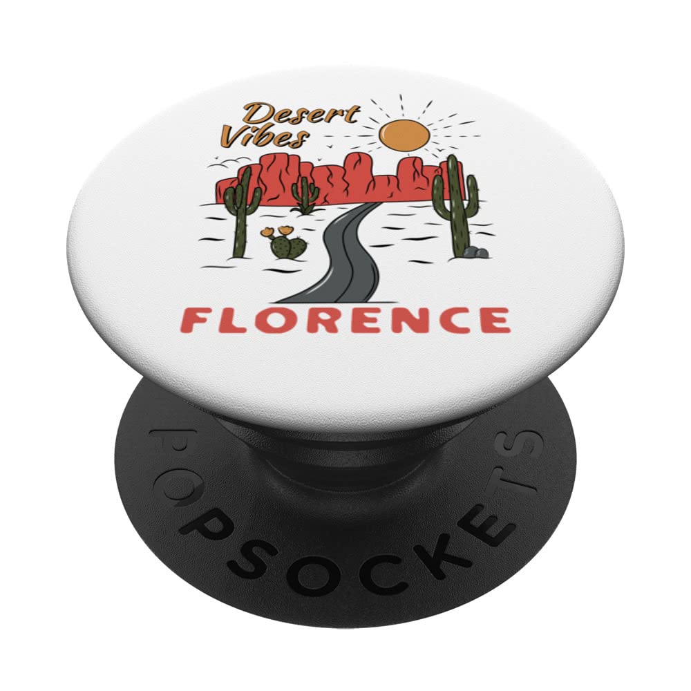Florence Arizona Desert Vibes Saguaro Cactus PopSockets Swappable PopGrip