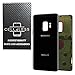 CELL4LESS Compatible Back Glass Cover Back Battery Door w/Pre-Installed Adhesive Replacement for Samsung Galaxy S9 OEM - All Models G960 All Carriers- 2 Logo - OEM Replacement (Black)