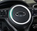 Salusy Stainless Steel Steering Wheel Ring Cover Trim For KIA Sportage 2017