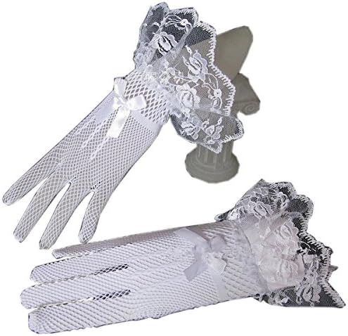 ALW Fashion Women's Gloves Wedding Bridal Glove With Bow For Party ALW12026WE