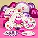 Owl Blossom Party Supplies - Baby Shower Standard Pack for 16