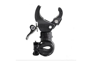 BlueSunshine Universal 360-degree Rotating Bike Bicycle Handlebar Mount LED Flashlight Torch Mount Clamp Clip Holder Grip Bra