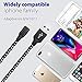 RDHD iPhone Charger Cable, 4PACK 3FT 6FT 6FT 10FT iPhone Charging and Syncing Nylon Braided Cords Cable Compatible for iPhone X/8/7/7 Plus/6/6, iPad,iPod, and More Apple Device (Cable-BK)