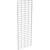 Econoco Commercial Slatgrid Panels, 2ft x 6ft, Chrome Wire Gridwall Display Panels, Pack of 3