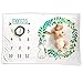 Baby Monthly Milestone Blanket | Premium Fleece Large 40 x 60 | Wreath Frame Included | Boy Newborn Month Blanket | New Mom Photo Background Prop, Bunny