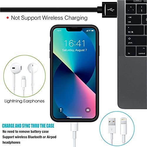 Battery Case for iPhone 13, 7000mAh Rechargeable Portable Charging Case for iPhone 13 (6.1 inch