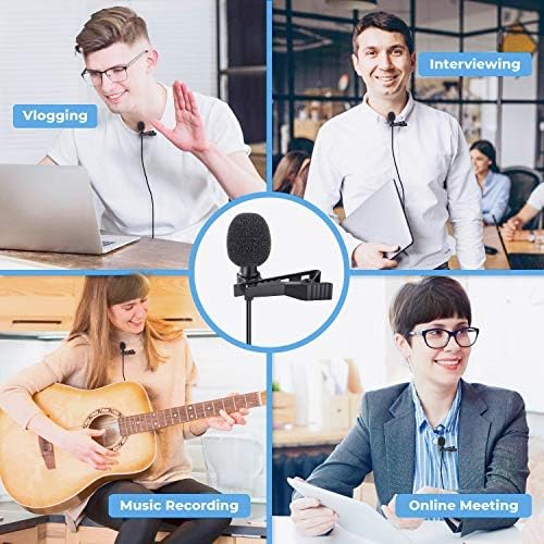 Compact lavalier microphone in black color, suitable for Android devices, priced at $18.99.