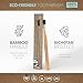 PURITY BRUSH - Binchotan Charcoal infused Biodegradable BAMBOO Toothbrush - 100% natural, plant based, BPA free, in recycled packaging.