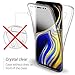 Moozy 360 Degree Case for Samsung Note 9 - Full Body Front and Back Slim Clear Transparent TPU Silicone Gel Cover for Samsung Galaxy Note9