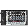 Behringer EUROPWER PMP500MP3 Ultrakompakter 500-Watt-8-Kanal-Powermixer mit MP3-Player, Reverb und Wireless-Option