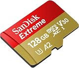 SanDisk Extreme microSD UHS I Card 128GB 4K Video 190MB/s Read 90MB/s Write view 2